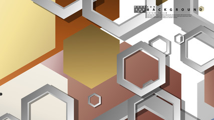 Modern geometric abstract vector templates stone and brick color compositions. Vector illustration