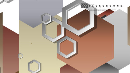 Modern geometric abstract vector templates stone and brick color compositions. Vector illustration