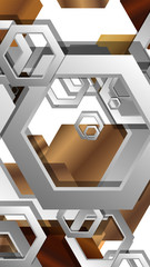 Modern geometric abstract vector templates wood color compositions. Vector illustration