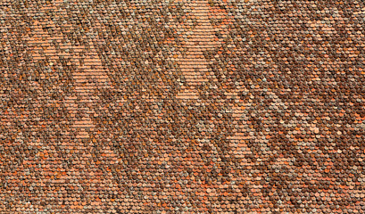 Old clay tiles