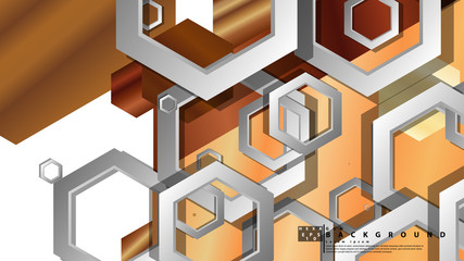 Modern geometric abstract vector templates wood color compositions. Vector illustration