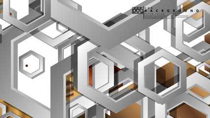 Modern geometric abstract vector templates wood color compositions. Vector illustration