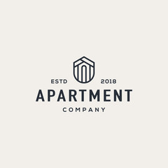 Building logo design concept. Universal building logo.