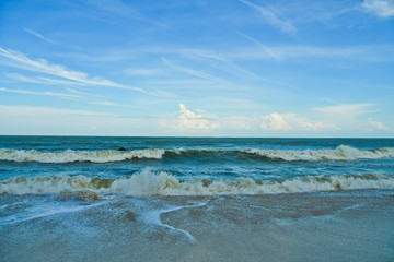 sea and blue sky in Malaysia