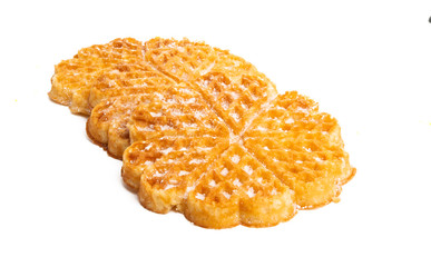 biscuit waffles isolated