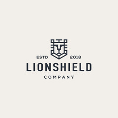 Lion logo design concept. Universal lion logo.