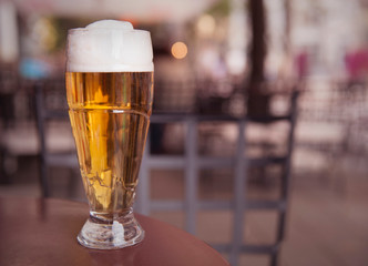 Glass of beer 