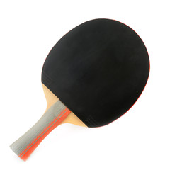 Ping-pong racket isolated on white background.