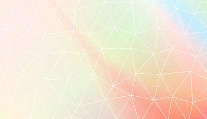Decorative background with triangles, line. Template for your banner. Vector illustration. Creative gradient color.