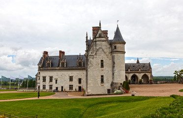 Fototapeta na wymiar Old castle. Chateau Ambroise 