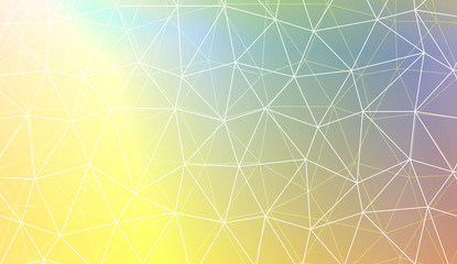 Hipster pattern with polygonal pattern with triangles elements. For modern interior design, fashion print. Vector illustration. Blurred Background, Smooth Gradient Texture Color.