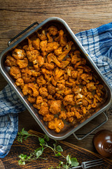 Tasty fried cauliflower.
