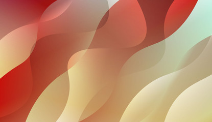 Abstract Shiny Waves. Design For Your Header Page, Ad, Poster, Banner. Vector Illustration with Color Gradient.