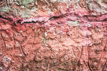 Naklejka premium background texture concrete pink old wall