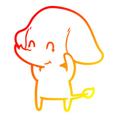 warm gradient line drawing