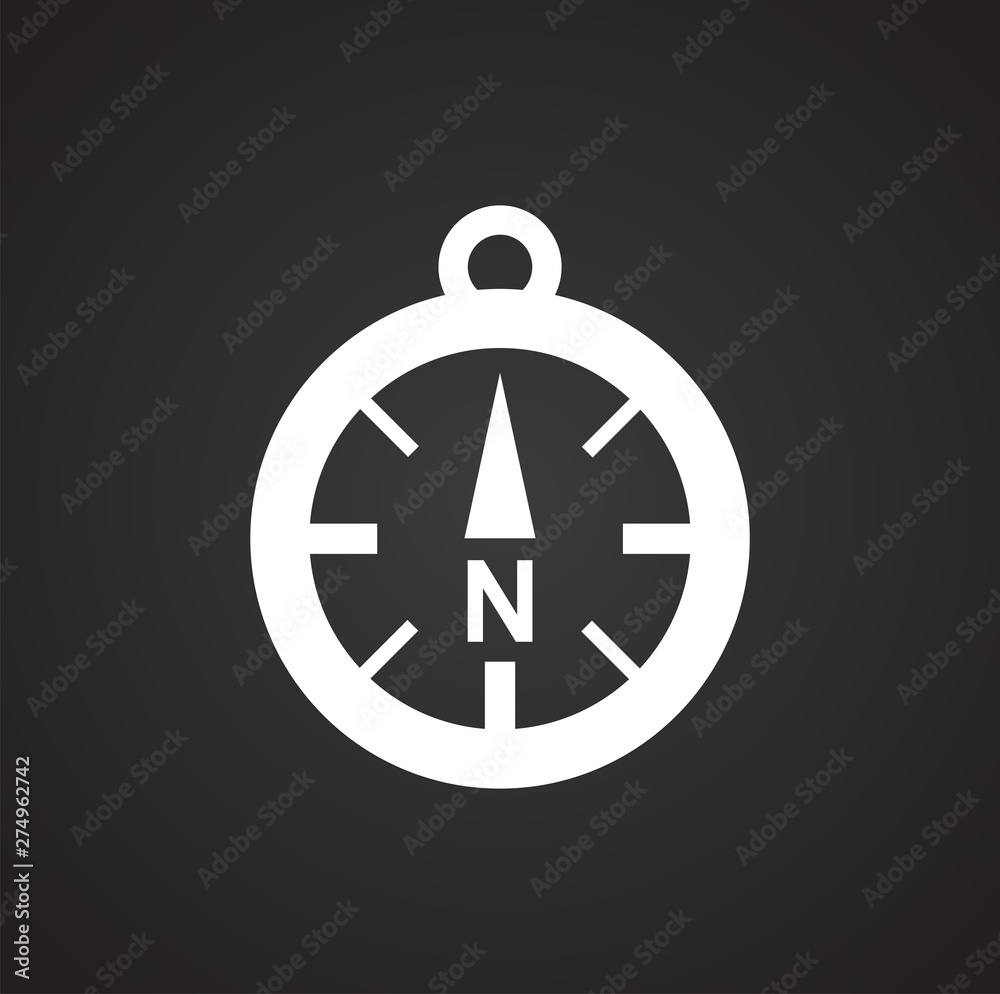 Poster geolocation related icon on background for graphic and web design. simple illustration. internet con