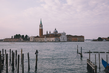 Fototapeta premium Panoramic view of Laguna Veneta of Venice and San Giorgio Maggiore Island