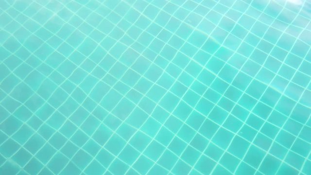 The water in the pool, the view from the top