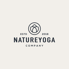 Lotus logo design concept. Universal lotus logo.