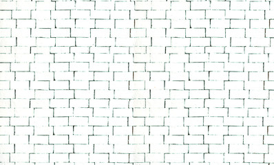 White brick wall.Texture background