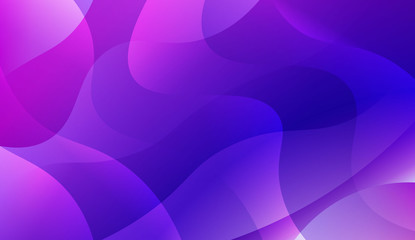 Blurred Decorative Design In Abstract Style With Wave, Curve Lines. For Creative Templates, Cards, Color Covers Set. Vector Illustration with Color Gradient.