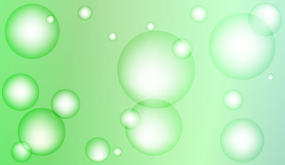 Background with bubbles. Design for your header page, ad, poster, banner. Pastel Gradient Color Vector illustration.