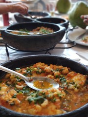 soup with meat and vegetables
