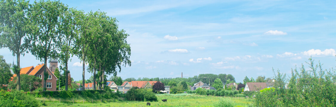 Traditional Dutch village Ooij