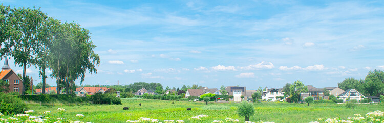 Traditional Dutch village Ooij