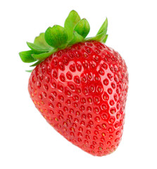 Strawberry fruit isolated on white