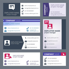 Mail signature. Vector design template of web forms emailing. Company name and employer contact ui profile, information link illustration