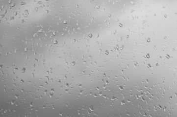 rain drops on window