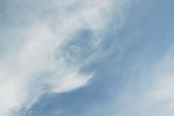 Fototapeta na wymiar blue white summer cloudscape background
