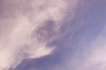 abstract pastel pink purple cloudscape