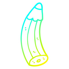 cold gradient line drawing cartoon pencil