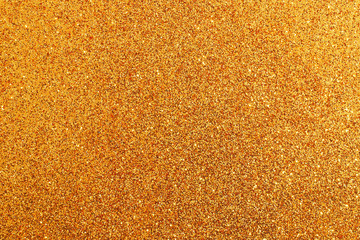 Golden glittering background texture