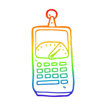 recommend clip art: rainbow gradient line drawing cartoon science equipment