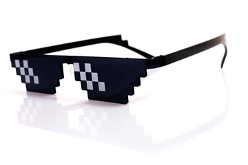 meme pixel glasses