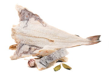 salted codfish with bay laurel