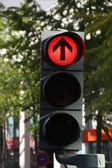 Red light in traffic signal