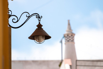 curious street lamp