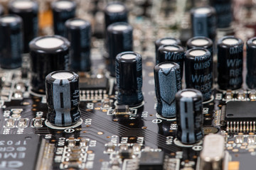 computer circuit board capacitors