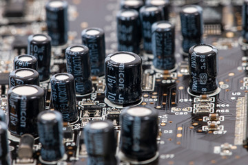 computer circuit board capacitors