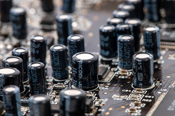 computer circuit board capacitors