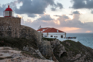 Fototapeta na wymiar Lighthouse of Cabo de Sao Vicente
