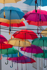 umbrellas street decoration
