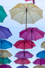 umbrellas street decoration