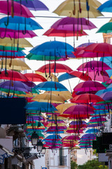 umbrellas street decoration