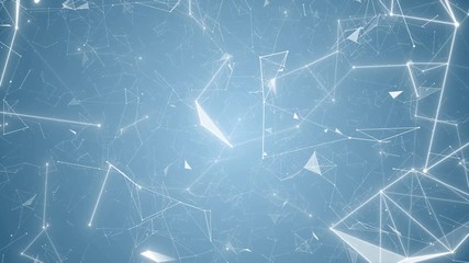 Global Network Connected animation of Global Business Network rotating in Space Scientific Concept Digital World Networks. - Powered by Adobe