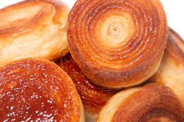 Rolled honey pastries